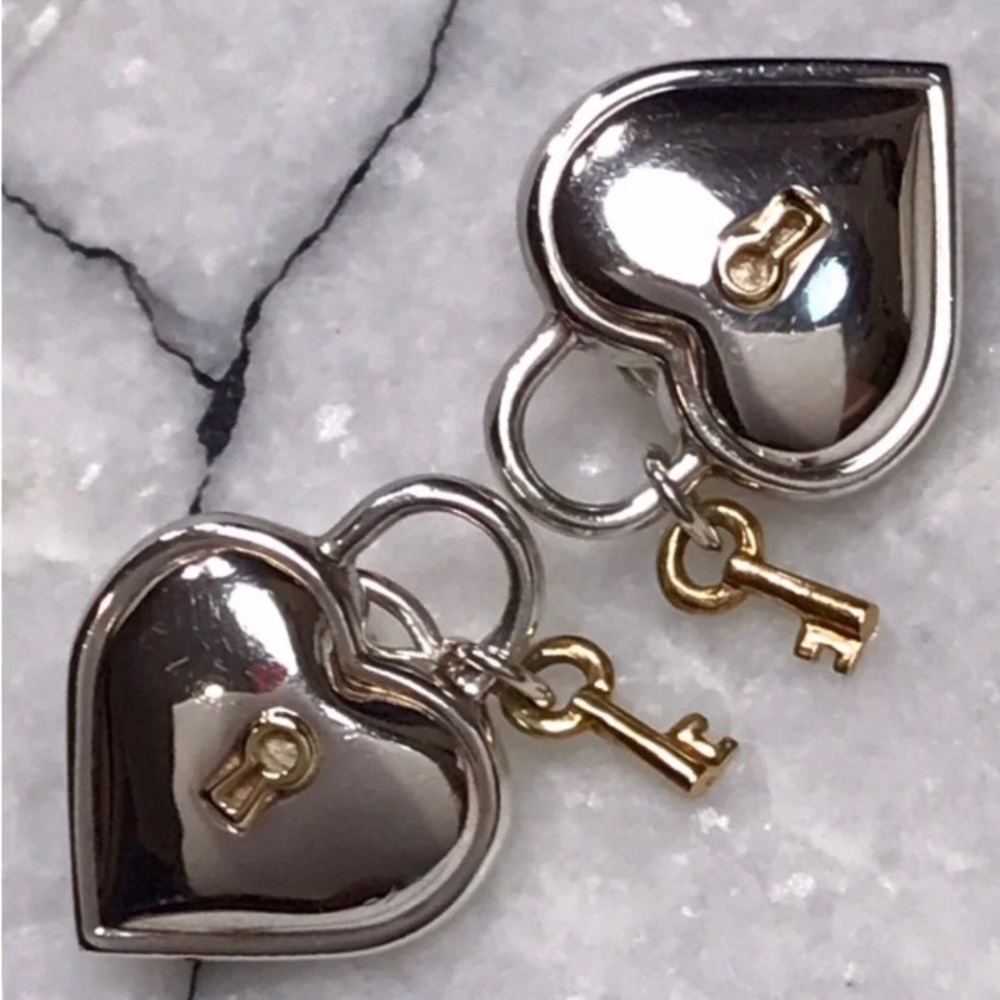 Tiffany and Co. 18kt Gold & Silver Earrings